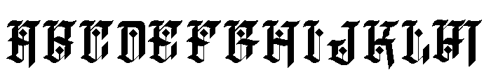 Dark Marker Font UPPERCASE