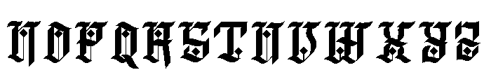 Dark Marker Font UPPERCASE