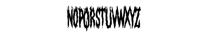 Dark Metal Institute Font LOWERCASE