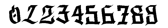 Dark Prince Font OTHER CHARS