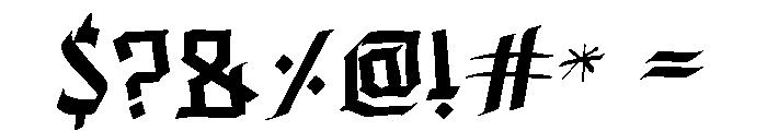 Dark Prince Font OTHER CHARS