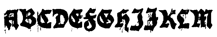 Dark Romantic Font UPPERCASE