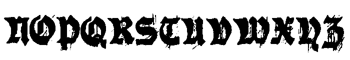 Dark Romantic Font UPPERCASE