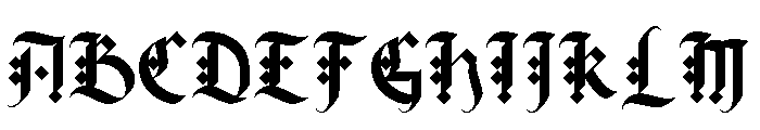Dark Ruby Font UPPERCASE