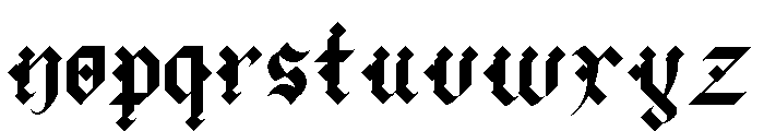 Dark Ruby Font LOWERCASE