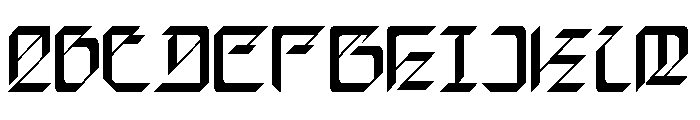 Dark Saber Font UPPERCASE