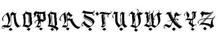 Dark Scream Font UPPERCASE
