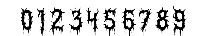 Dark Spikes Font OTHER CHARS