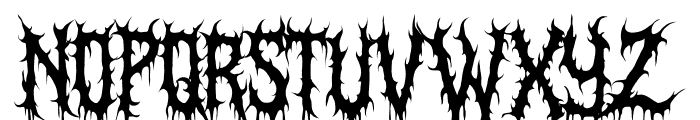 Dark Spikes Font UPPERCASE