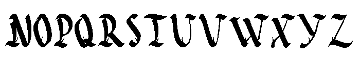 Dark Squad Font UPPERCASE