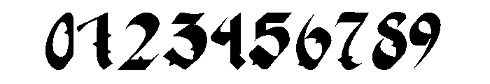 Dark Time Font OTHER CHARS