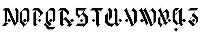 Dark Whisky Font UPPERCASE