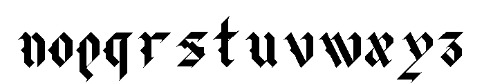 Dark Whisky Font LOWERCASE