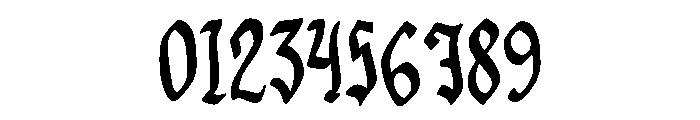 Dark White Liberty Font OTHER CHARS