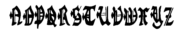 Dark White Liberty Font UPPERCASE