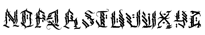 Dark Wizards Font UPPERCASE