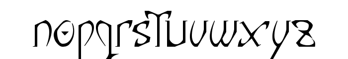 Dark elf Font LOWERCASE