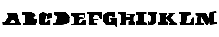 DarkBlack Font LOWERCASE
