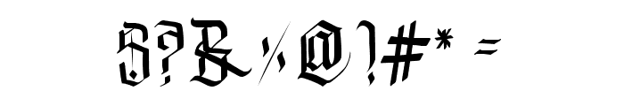 DarkFamily Font OTHER CHARS
