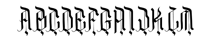 DarkFamily Font UPPERCASE