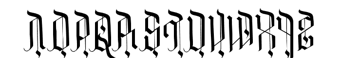 DarkFamily Font UPPERCASE