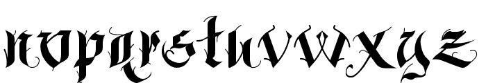 DarkOpera Font LOWERCASE