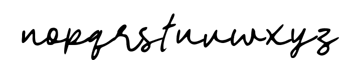 Dark_Signature Font LOWERCASE