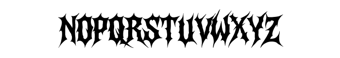 Darkhusk Regular Font LOWERCASE