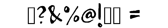 Darklingscrawl Regular Font OTHER CHARS