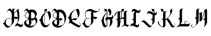 Darkmist Font UPPERCASE
