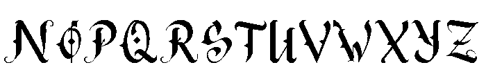 Darkmist Font UPPERCASE