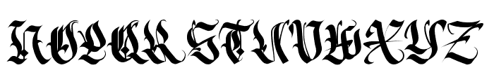 Darksoul Font UPPERCASE