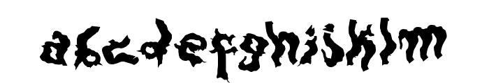 Darkwood Font LOWERCASE