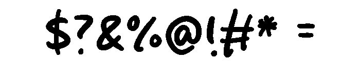 Darling Letter Font OTHER CHARS