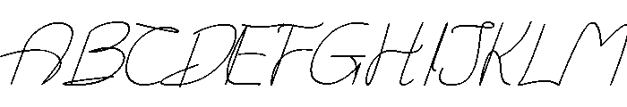 Darling2 Font UPPERCASE