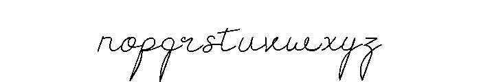 Darling2 Font LOWERCASE