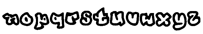 Darrell Regular Font LOWERCASE