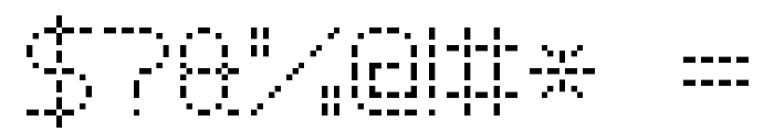 Dash Pixel-7 Font OTHER CHARS