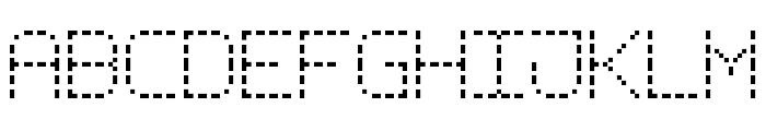 Dash Pixel-7 Font LOWERCASE