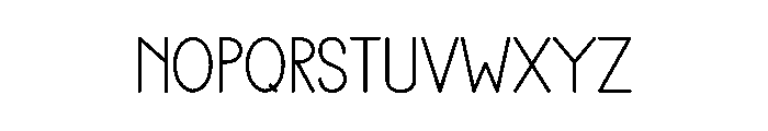 Dashing Around Font LOWERCASE