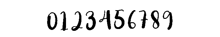 Dashing Font OTHER CHARS