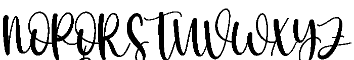 Dashing Font UPPERCASE