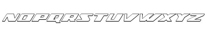 Dassault 3D Italic Font UPPERCASE