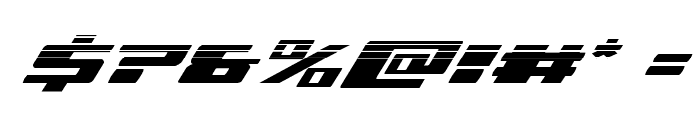 Dassault Halftone Italic Font OTHER CHARS
