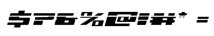 Dassault Laser Semi-Italic Font OTHER CHARS