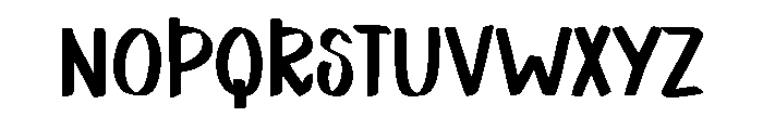 Date Night Regular Font UPPERCASE