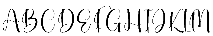Dating Font UPPERCASE