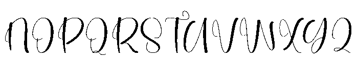 Dating Font UPPERCASE
