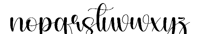 Dating Font LOWERCASE