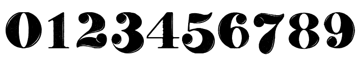 Dauber Hand Numerals Font OTHER CHARS